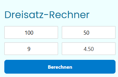 3 satz rechner