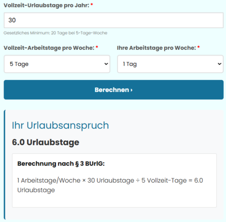 urlaubsrechner